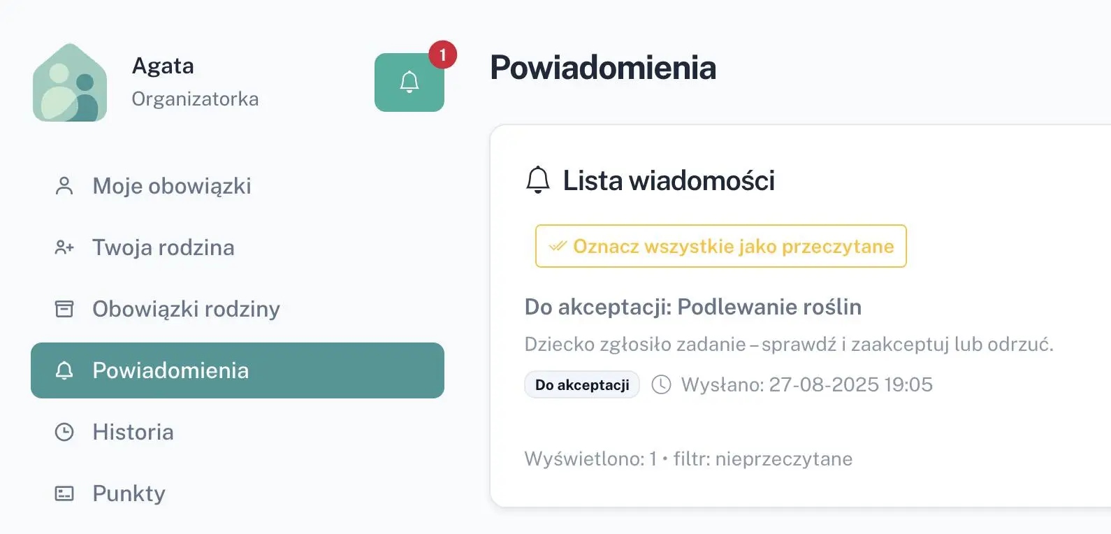 Nowość: powiadomienia wewnętrzne w Planado