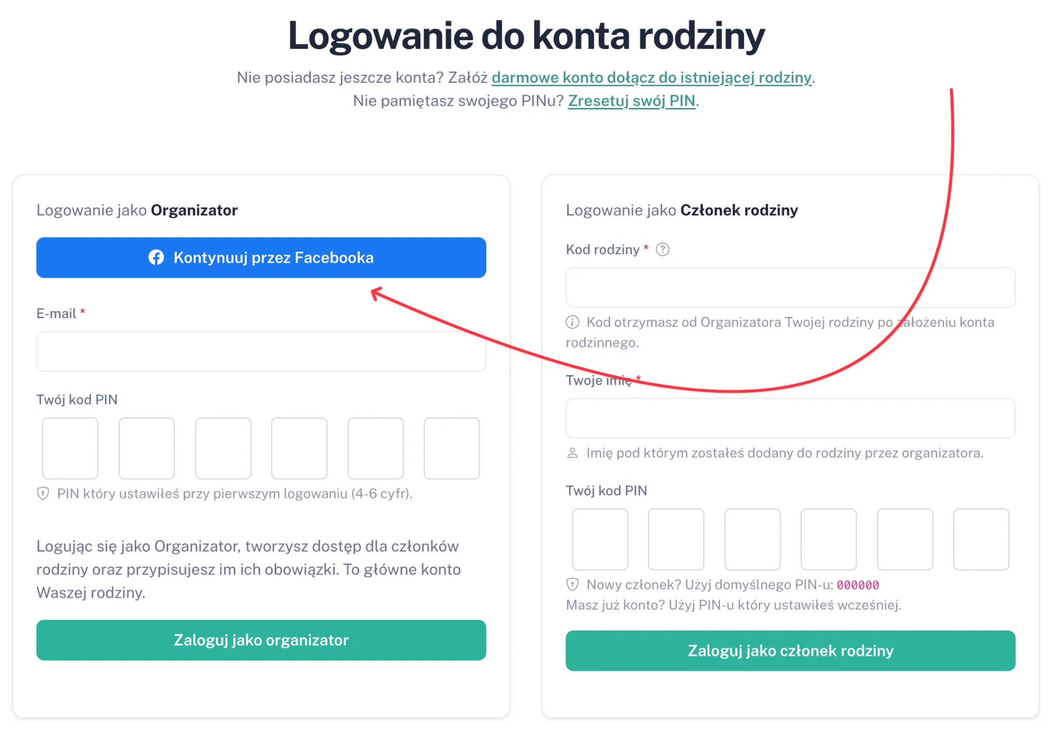 Logowanie do Planado przez Facebooka - szybciej, prościej, wygodniej