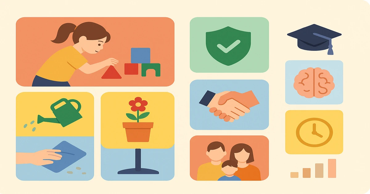 Jak uczyć dzieci wytrwałości i cierpliwości poprzez małe zadania domowe